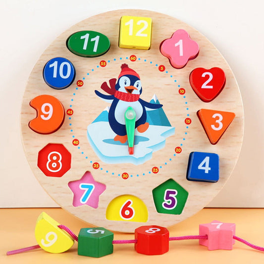 ESENT™| Wooden Clock Board For Kids