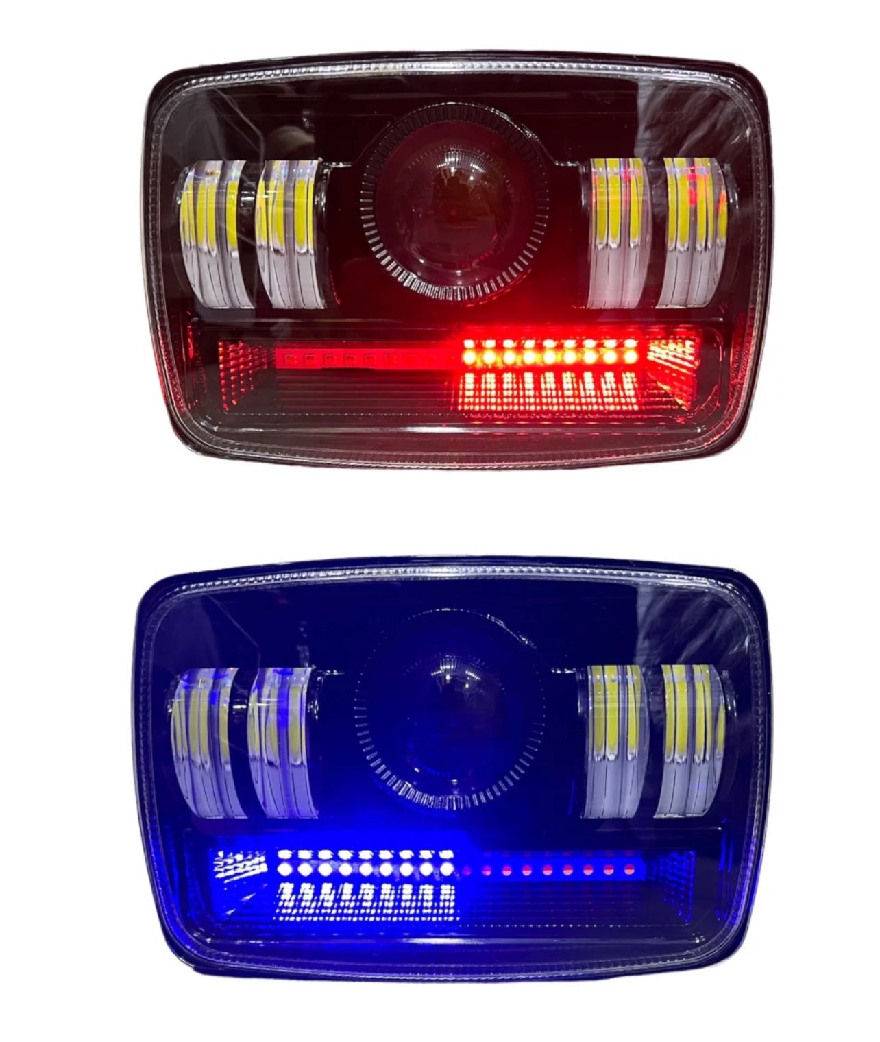 ESENT™|Bike Headlight with Red/Blue Stripe