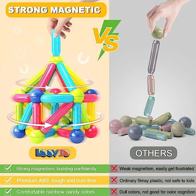 ESENT™| Magnetic Sticks Building Blocks For Kids Early Development