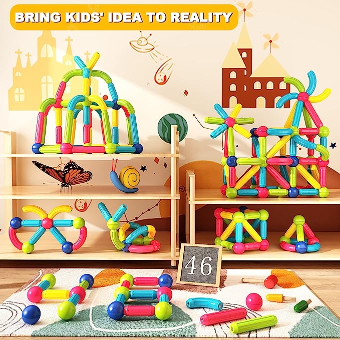 ESENT™| Magnetic Sticks Building Blocks For Kids Early Development