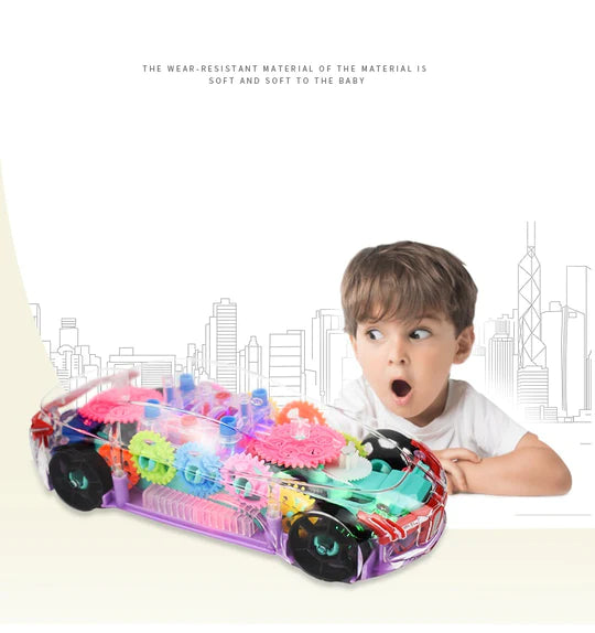 ESENT™| Concept Transparent Colorful Car Toy