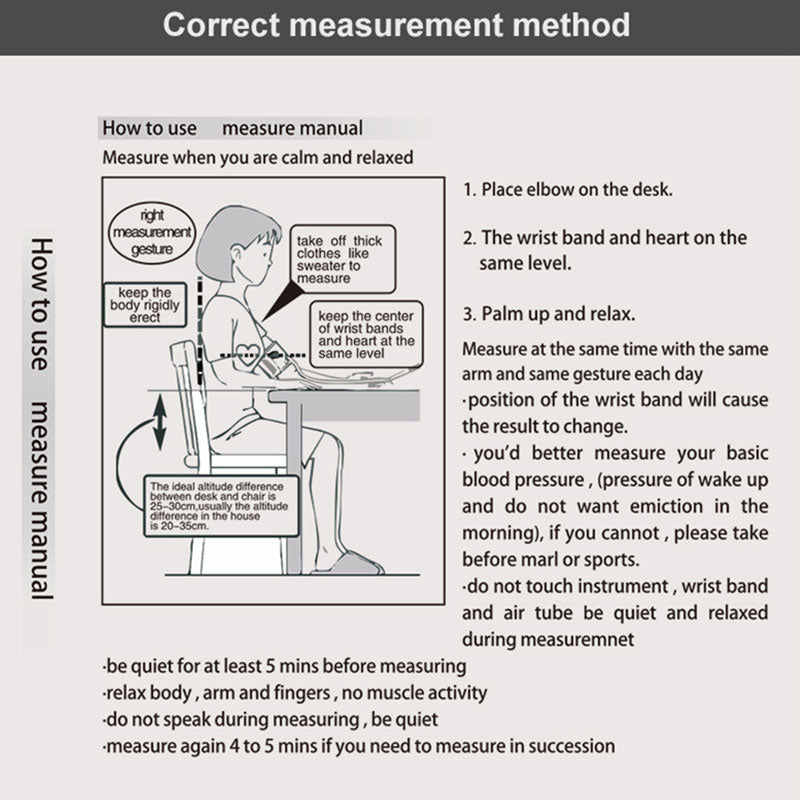 ESENT™| Portable Digital Blood Pressure Monitor with Voice