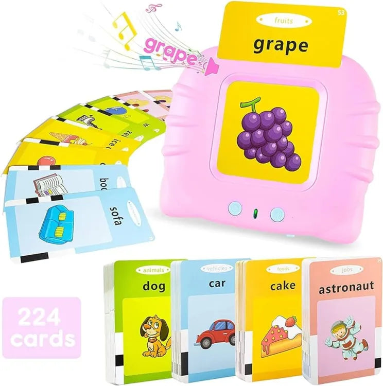 ESENT™| KIDS FLASH TALKING CARDS 200+ EDUCATIONAL WORDS