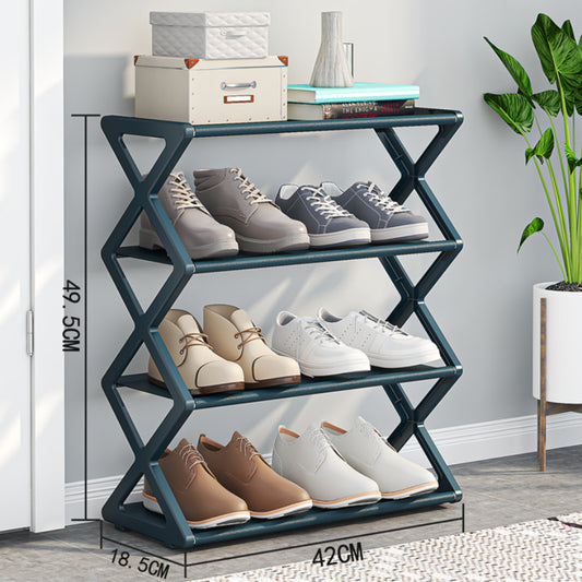 ESENT™ | X Shaped 4 Layer Shoe Rack